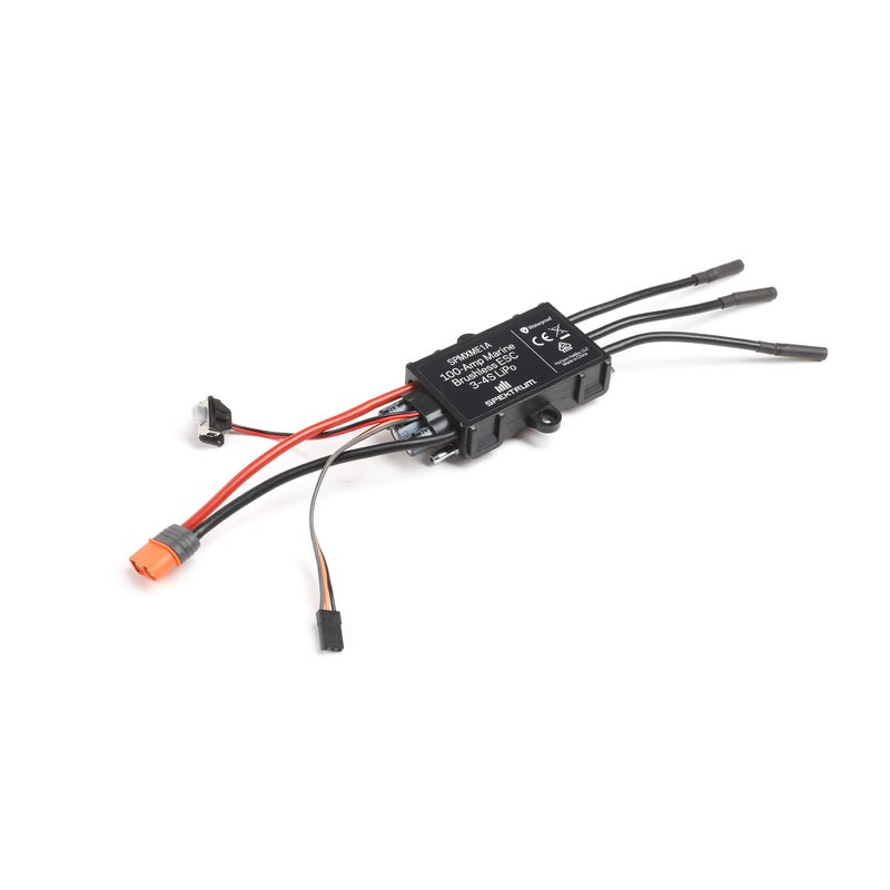 Spektrum SMART 100 Amp Brushless Marine ESC 3S-4S  SPMXME1A - Image 2